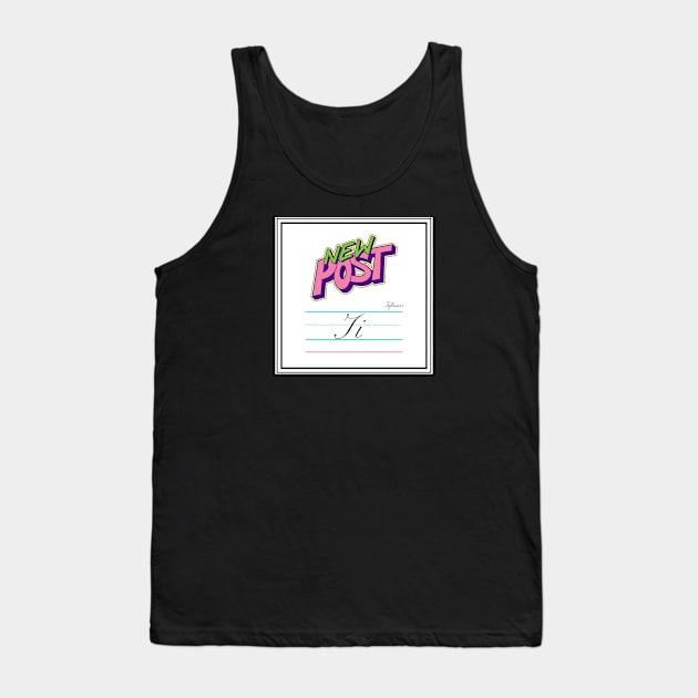 Influencer Queer Alphabet Cards Tank Top by 3mosCreatives